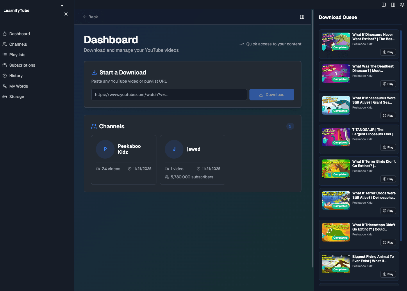 Activity tracking interface in BabyEase